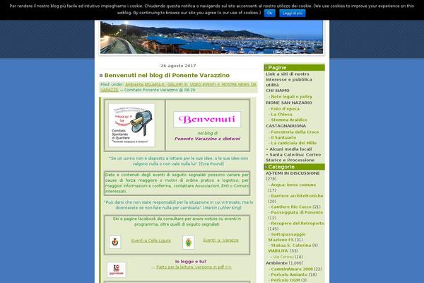 ponentevarazzino.com site used Ponentevarazzino