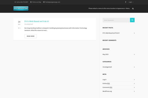 WordPress website example screenshot