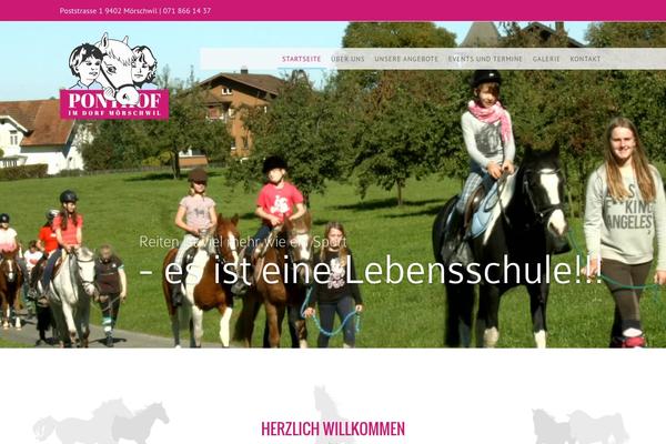 Wp-questrian theme site design template sample