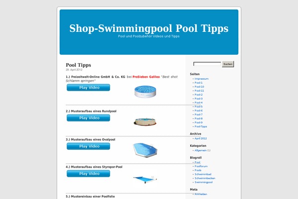 Default theme site design template sample