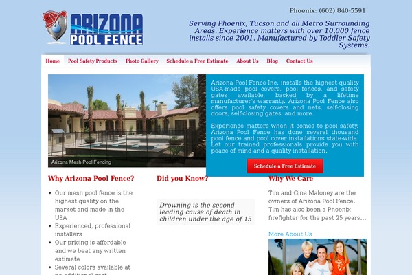 WordPress website example screenshot