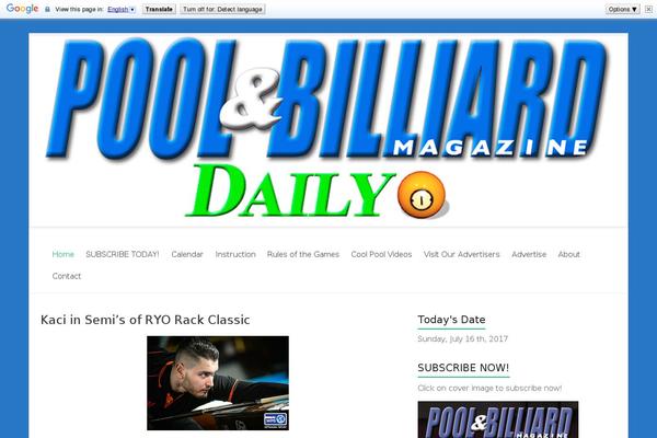 poolmag.com site used Poolbilliardchild