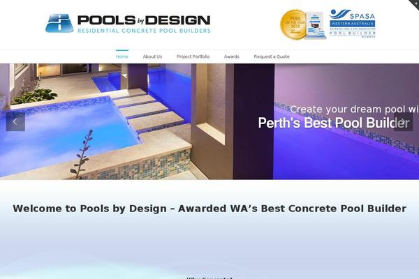 poolsbydesign.com.au site used Pbd