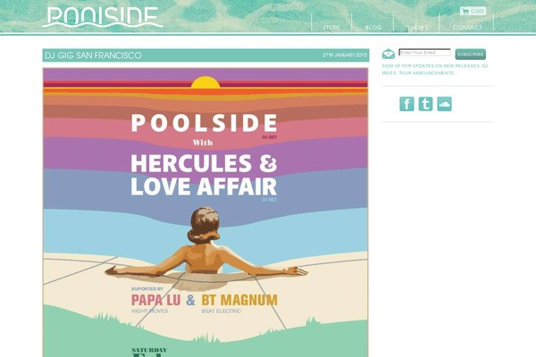poolsidemusic.com site used Poolside