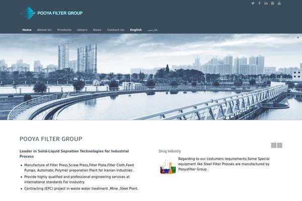 Enfold theme site design template sample