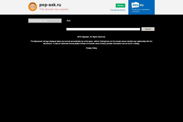 pop-ask.ru site used zBench
