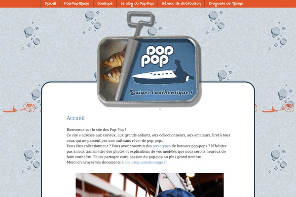 pop-pop.fr site used Poppop