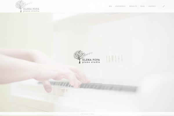 Kinetika theme site design template sample