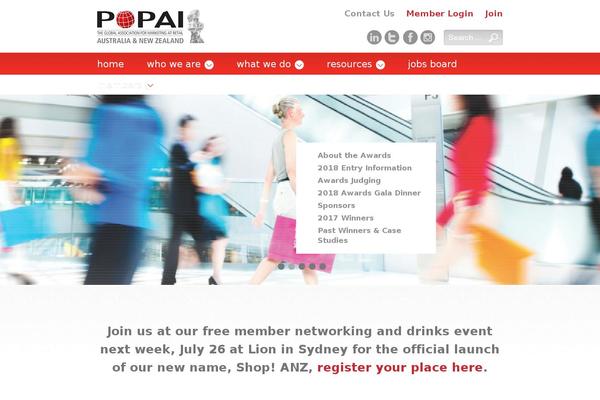 popai.com.au site used Shopability