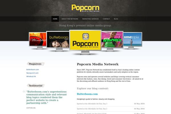 popcorn-network.com site used Sophisticatedfolio