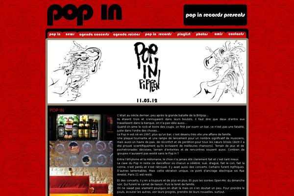 popin.fr site used Stacy