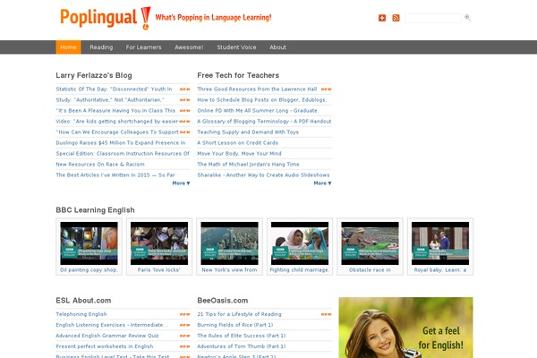 poplingual.com site used Sento-dark
