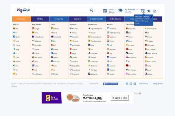 poplink.com.br site used Poplink
