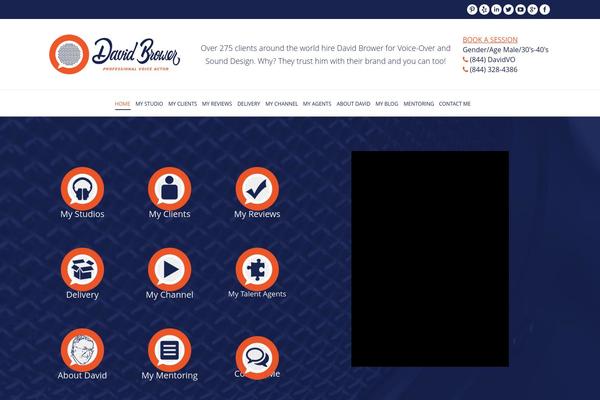 The7 theme site design template sample