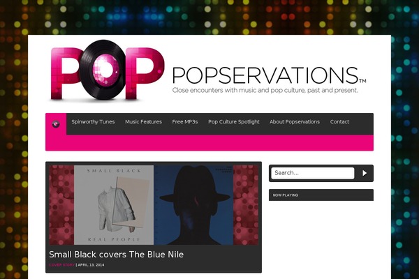 popservations.com site used Castiel