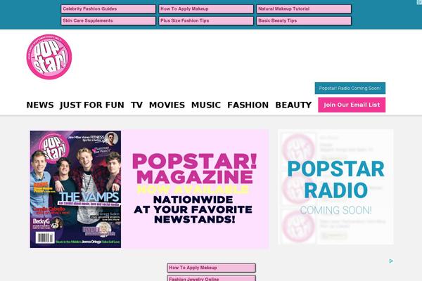 popstaronline.com site used Wordpress-shuttle-child