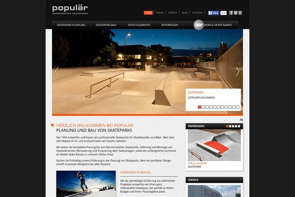 populaer.com site used Populaer2
