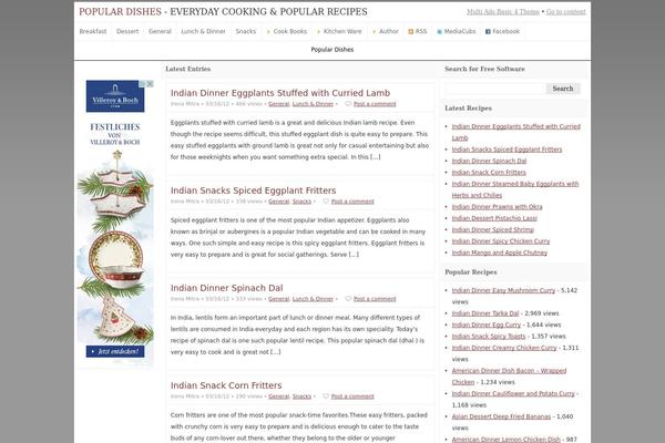 populardishes.com site used Basic4