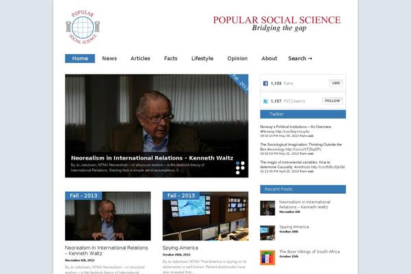 popularsocialscience.com site used Blog Guten