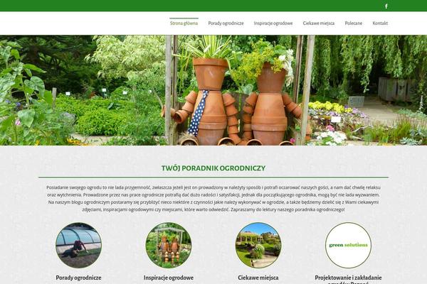 Gardenia theme site design template sample