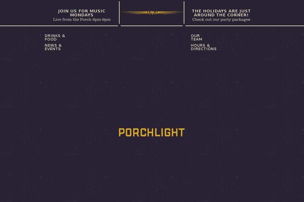 porchlight theme websites examples