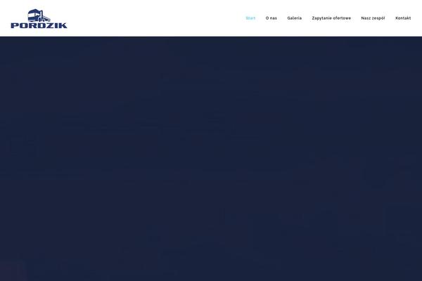 Logistic theme site design template sample