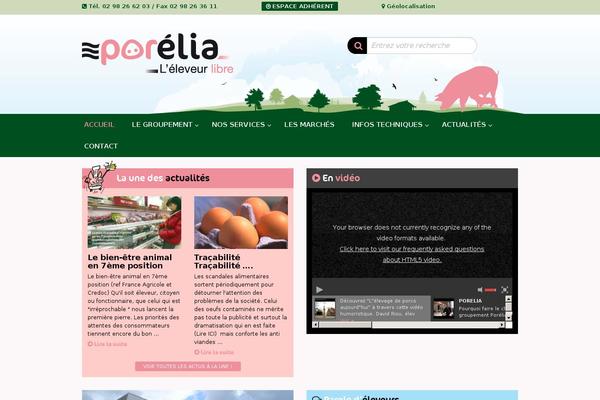 porelia.com site used Porelia
