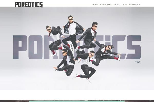 poreotics.com site used Poreotics2