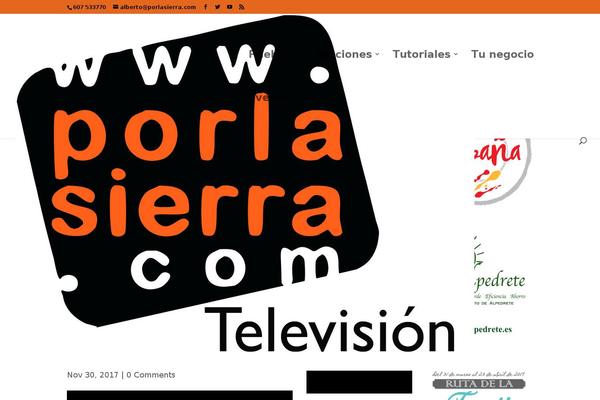 WordPress website example screenshot