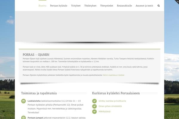 Avada theme site design template sample