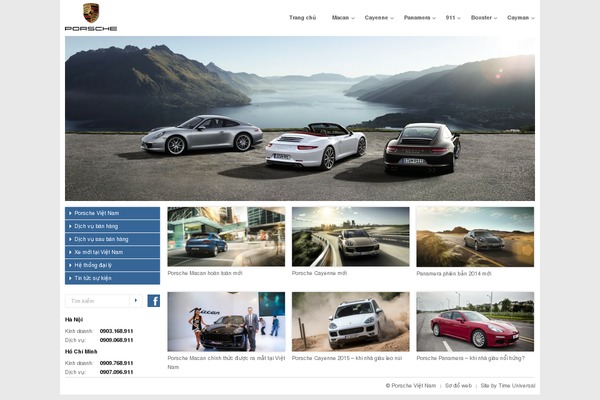 porsche-vietnam.vn site used Porsche-2018