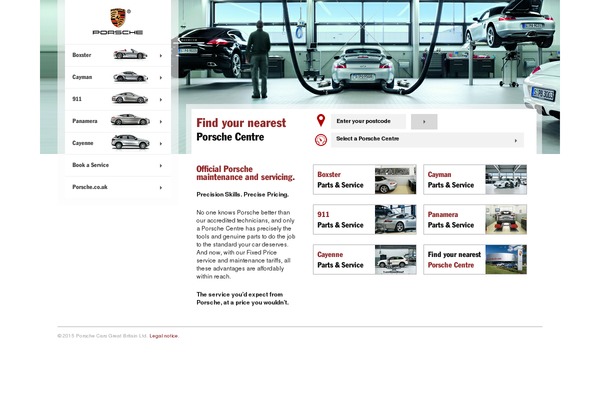porscheownerservices.co.uk site used Porsche