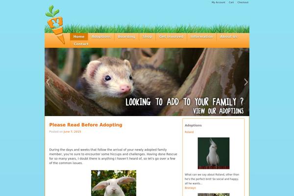 WordPress website example screenshot