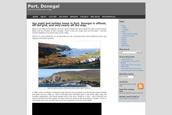 port-donegal.com site used Untheme two-column