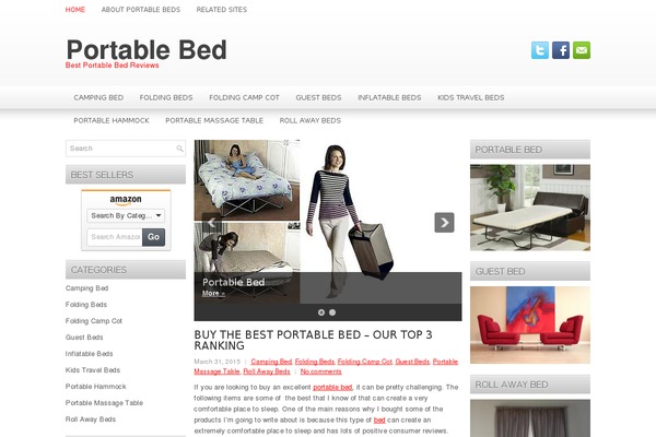 portable-bed.net site used Firstnews