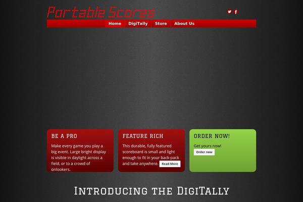 portablescores.com site used Responsive-portablescores