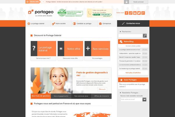 portageo.fr site used Portageo