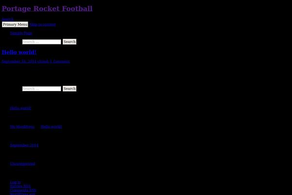 Twenty Fourteen theme site design template sample