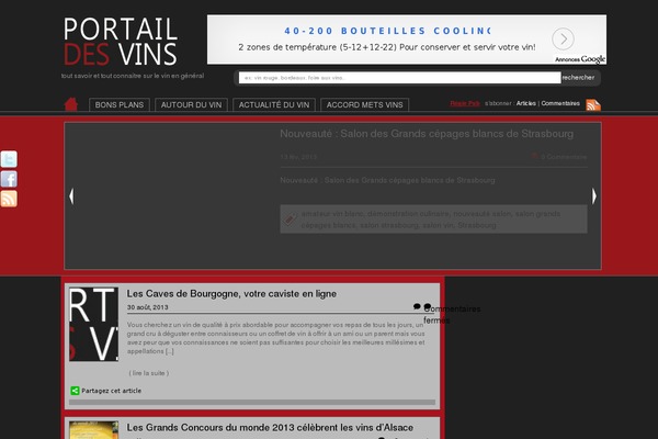 portail-des-vins.com site used Portail-des-vins