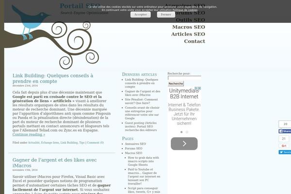 Bluebird theme site design template sample