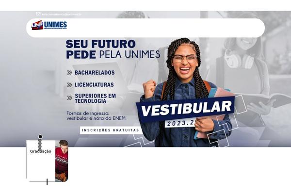 portal.unimes.br site used Unimes