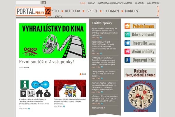 portal22.cz site used Theme1318