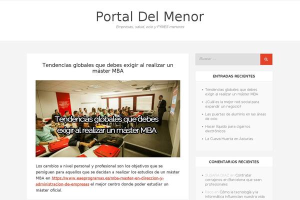 portaldelmenor.es site used Simplex Munk