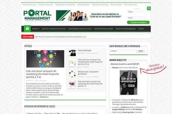 portalmanagement.ro site used Sahifa2