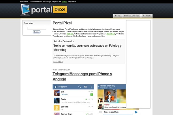 portalpixel.com site used Code Blue