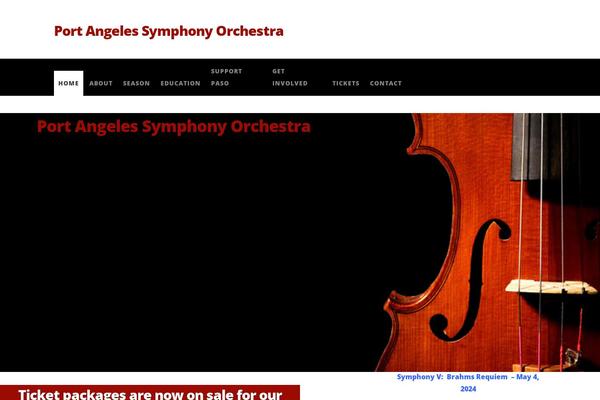 portangelessymphony.org site used Sprout