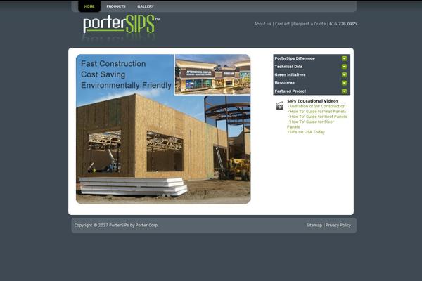 portersips.com site used Portersips-responsive