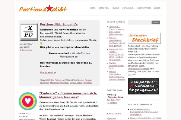 portionsdiaet.de site used Theme_child