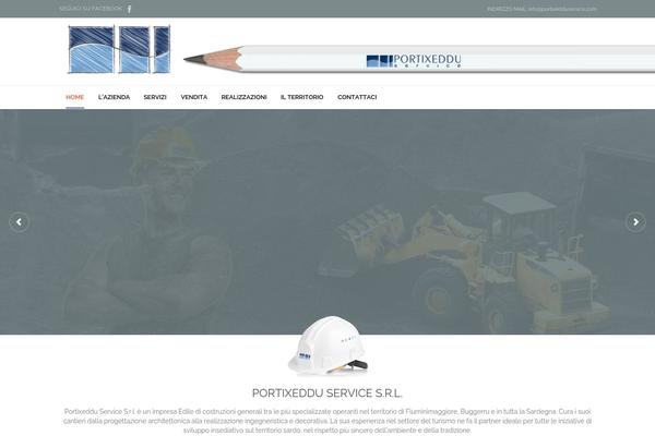 Construction theme site design template sample