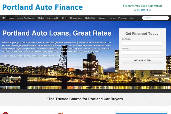 portlandautofinance.com site used Simpleleads